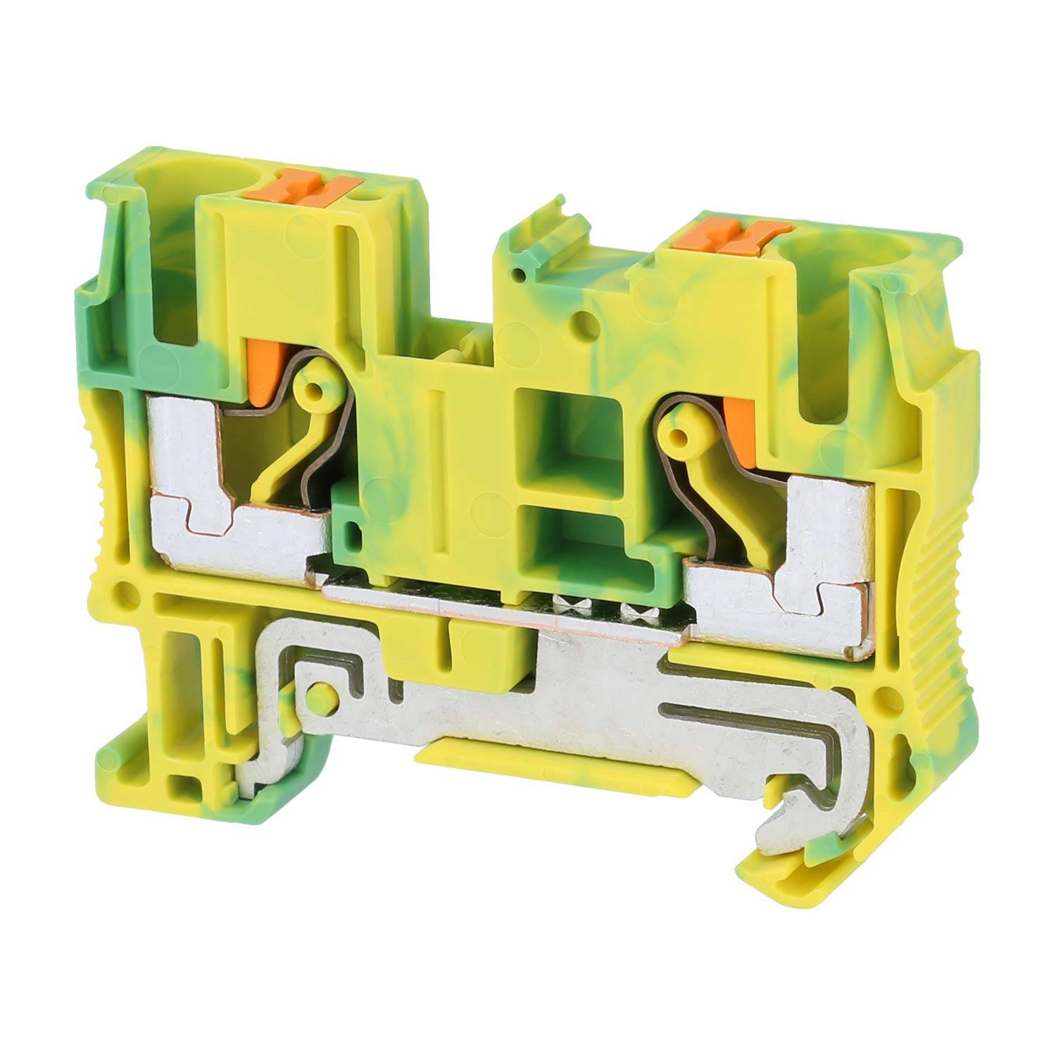 Phoenix Contact Schutzleiter-Reihenklemme PT 6 PE Push-In-Anschluss Querschnitt starr 0,5mm² - 10mm² AWG20 - AWG8 - 1