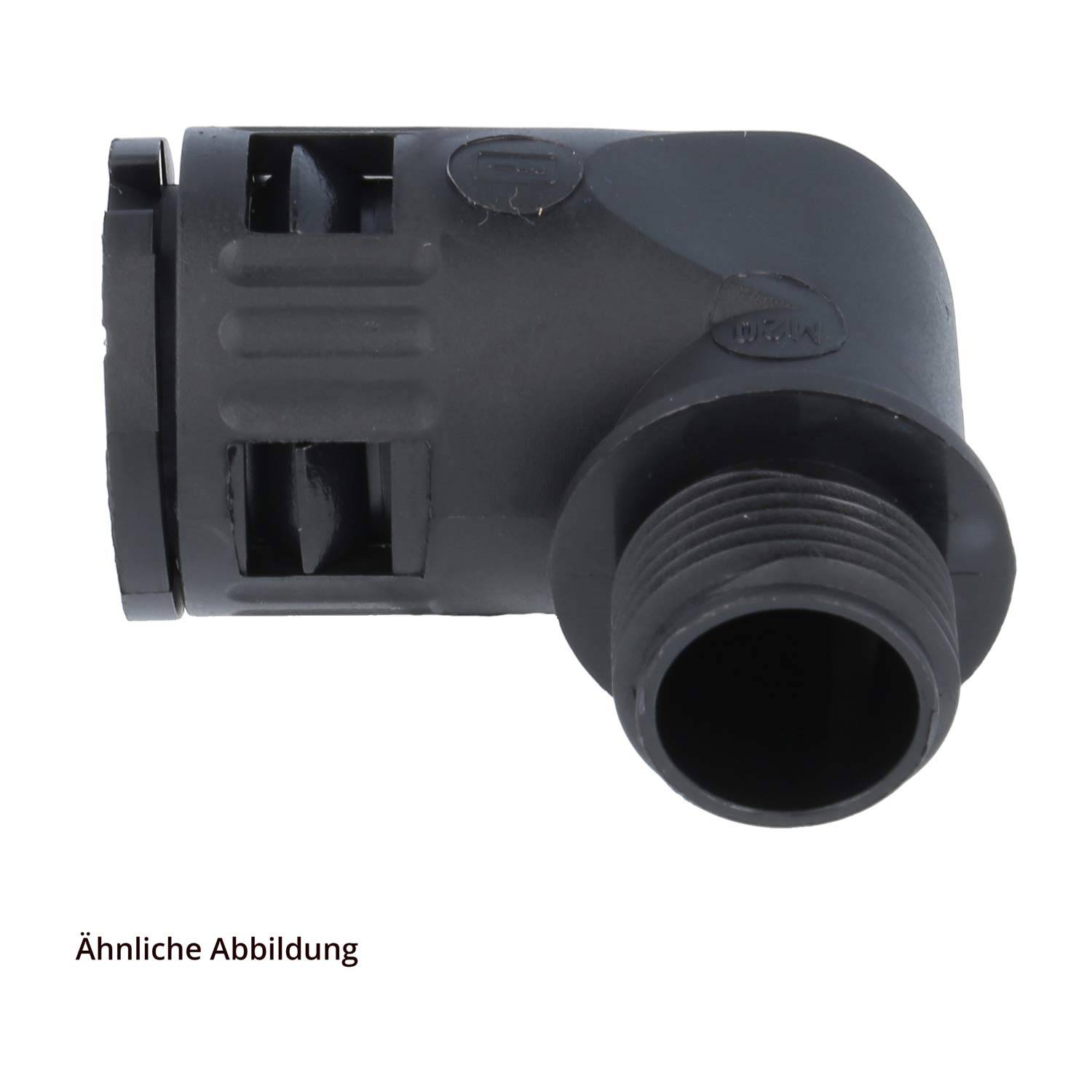 FLEXA RQW-M Schnellverschraubung 90 Grad Winkel Gewinde M10x1 für Schlauch-Außendurchmesser 10,0mm hochdichtend mit