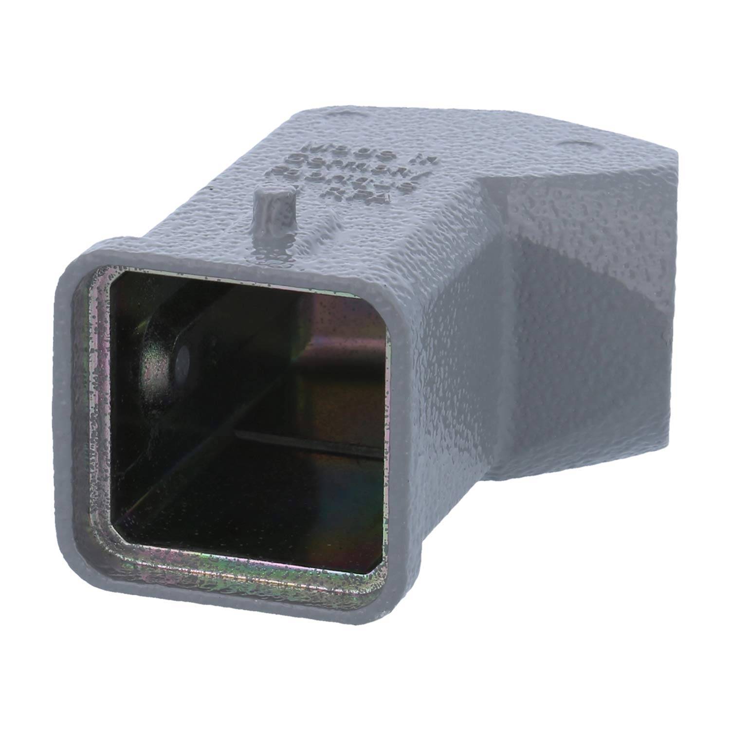 HARTING Han 3A Tüllengehäuse ohne eingeklebte Dichtung, 1xPG11 seitlicher Kabelabgang, für 1 Bügel (am Unterteil)