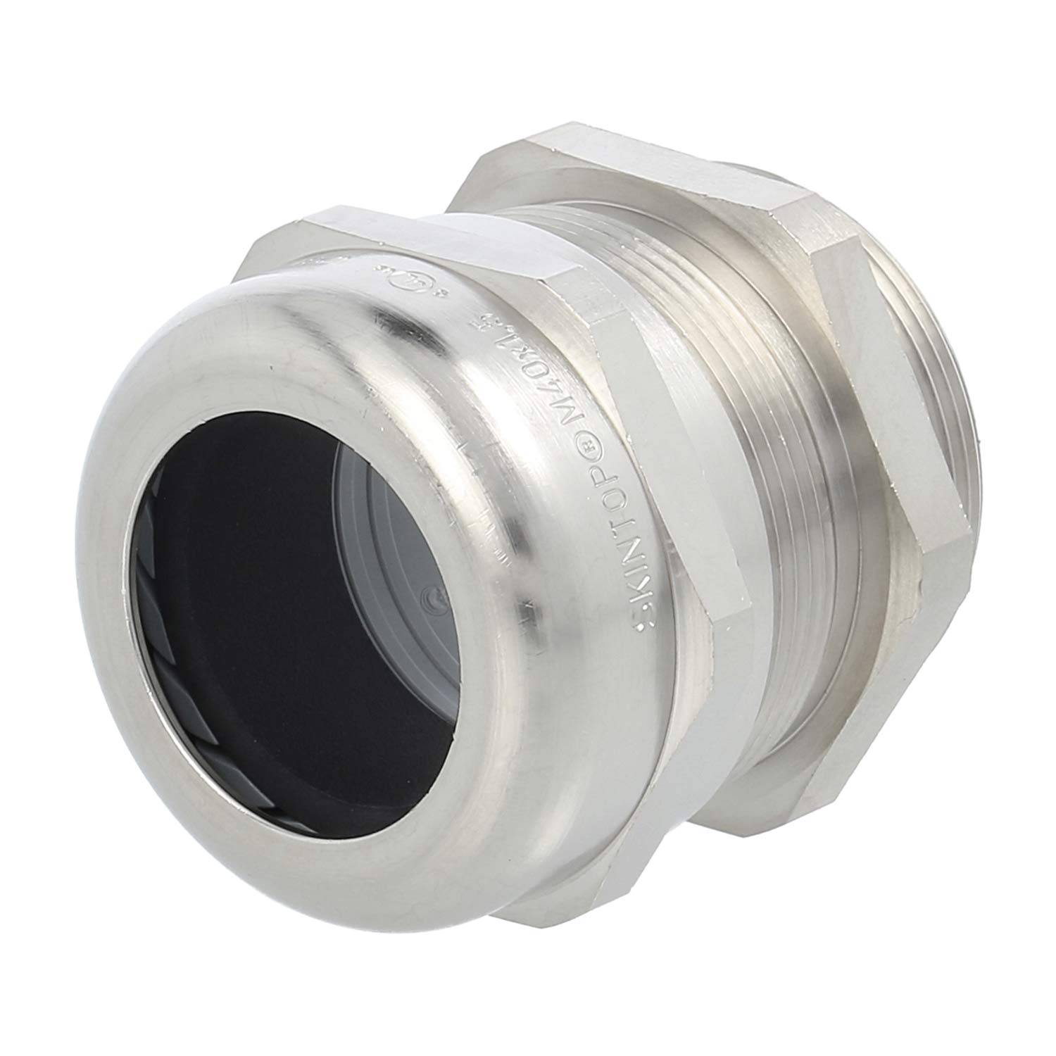 LAPP Verschraubung M40x1,5 SMS-M40 Messing (CuZn) vernickelt Gewindelänge 9,0mm - 1 Stück