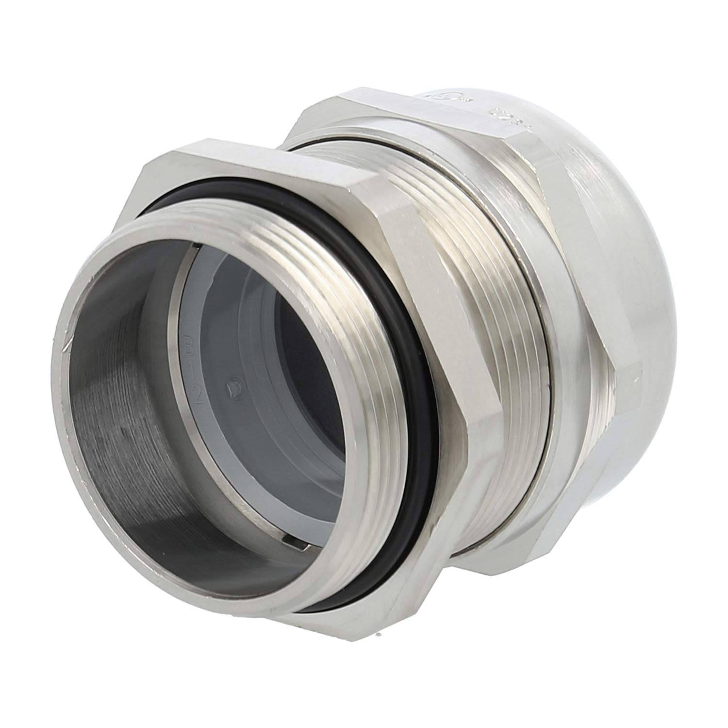 LAPP Verschraubung M40x1,5 SMS-M40 Messing (CuZn) vernickelt Gewindelänge 9,0mm - 1 Stück