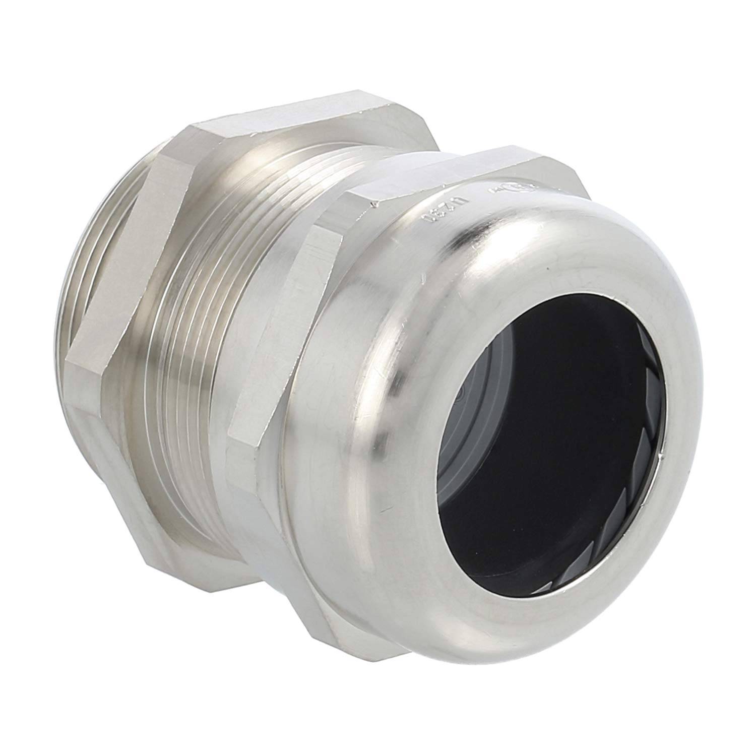 LAPP Verschraubung M40x1,5 SMS-M40 Messing (CuZn) vernickelt Gewindelänge 9,0mm - 1 Stück