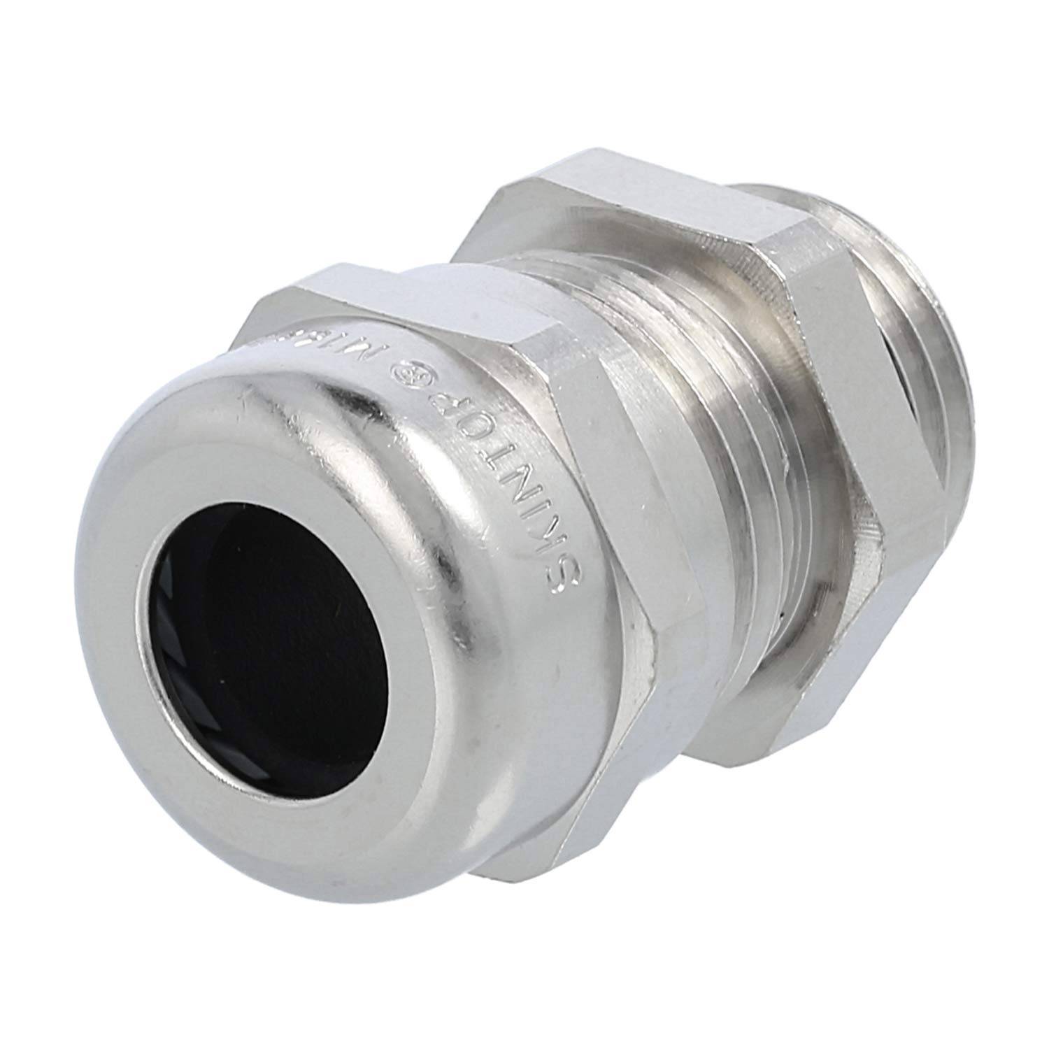 LAPP Verschraubung M16x1,5 SMS-M16 Messing (CuZn) vernickelt Gewindelänge 7,0mm - 1 Stück