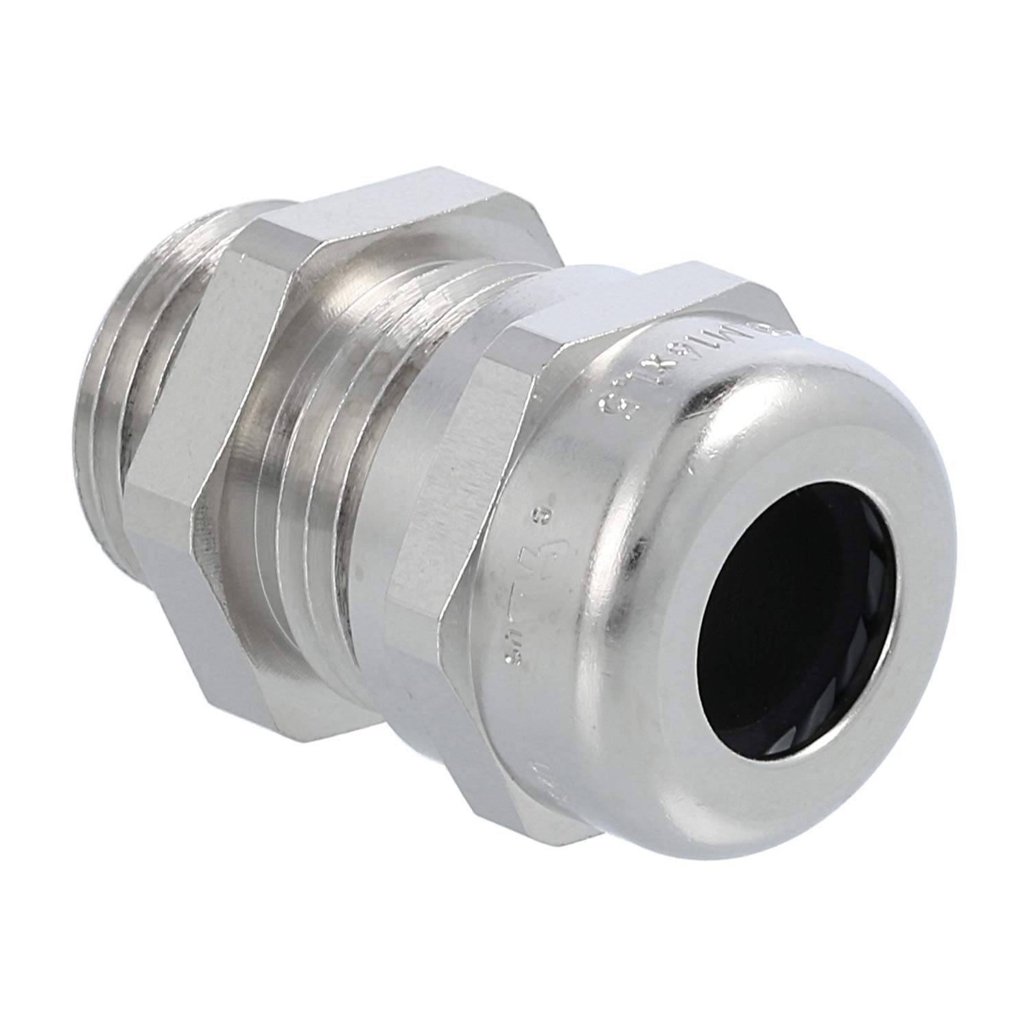 LAPP Verschraubung M16x1,5 SMS-M16 Messing (CuZn) vernickelt Gewindelänge 7,0mm - 1 Stück