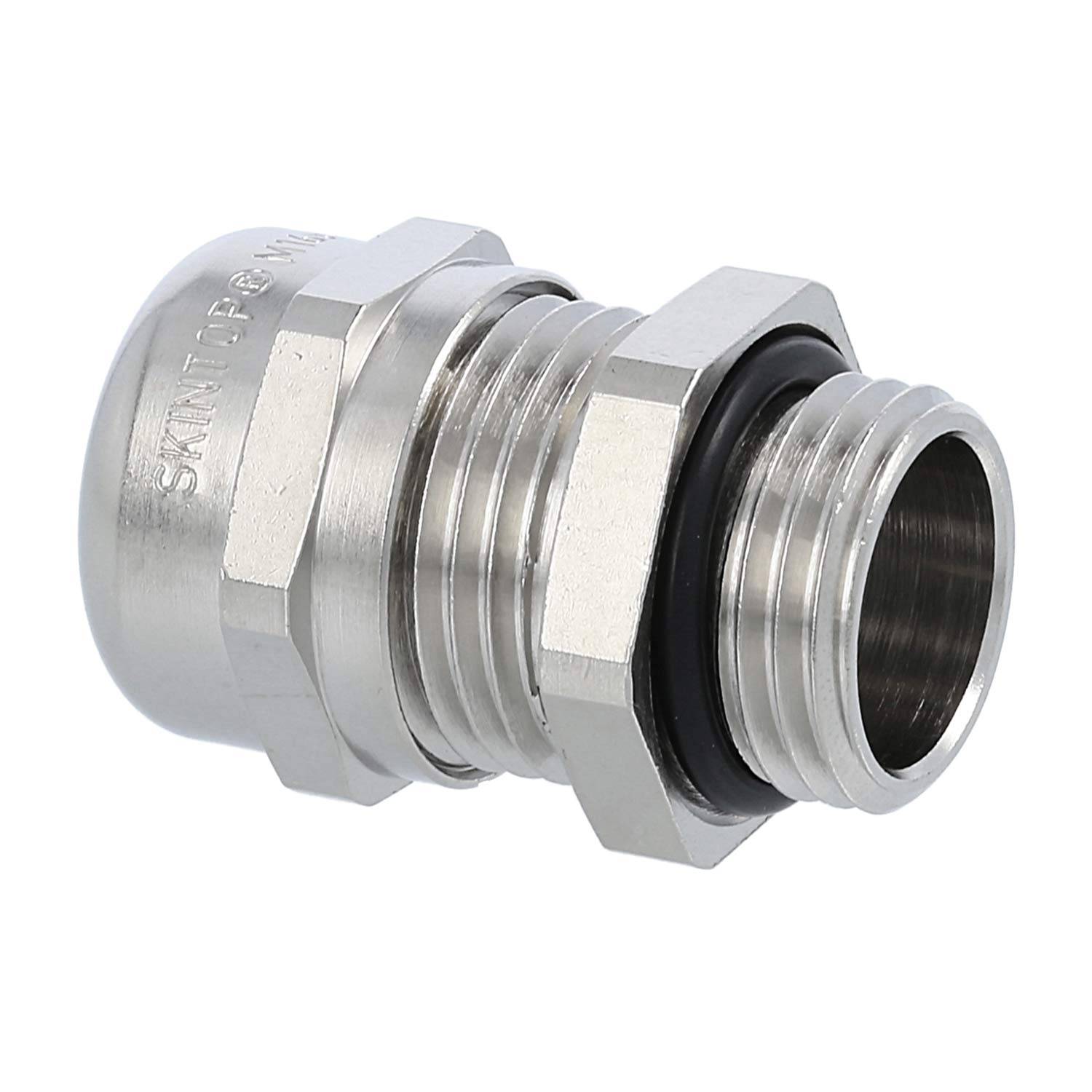 LAPP Verschraubung M16x1,5 SMS-M16 Messing (CuZn) vernickelt Gewindelänge 7,0mm - 1 Stück