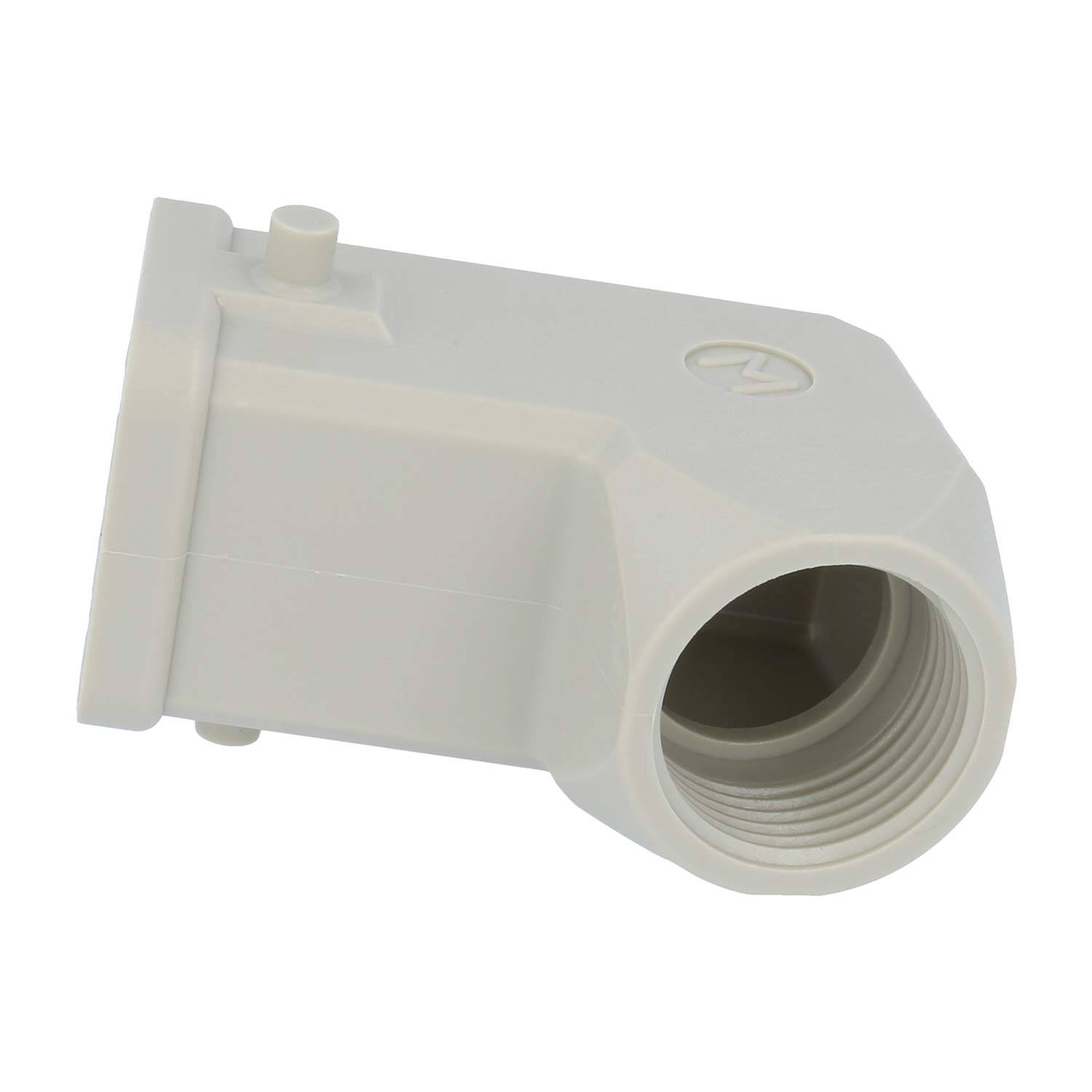 HARTING Han 3A Tüllengehäuse mit eingeklebter Dichtung, 1xM20 seitlicher Kabelabgang, für 1 Bügel (am Unterteil)