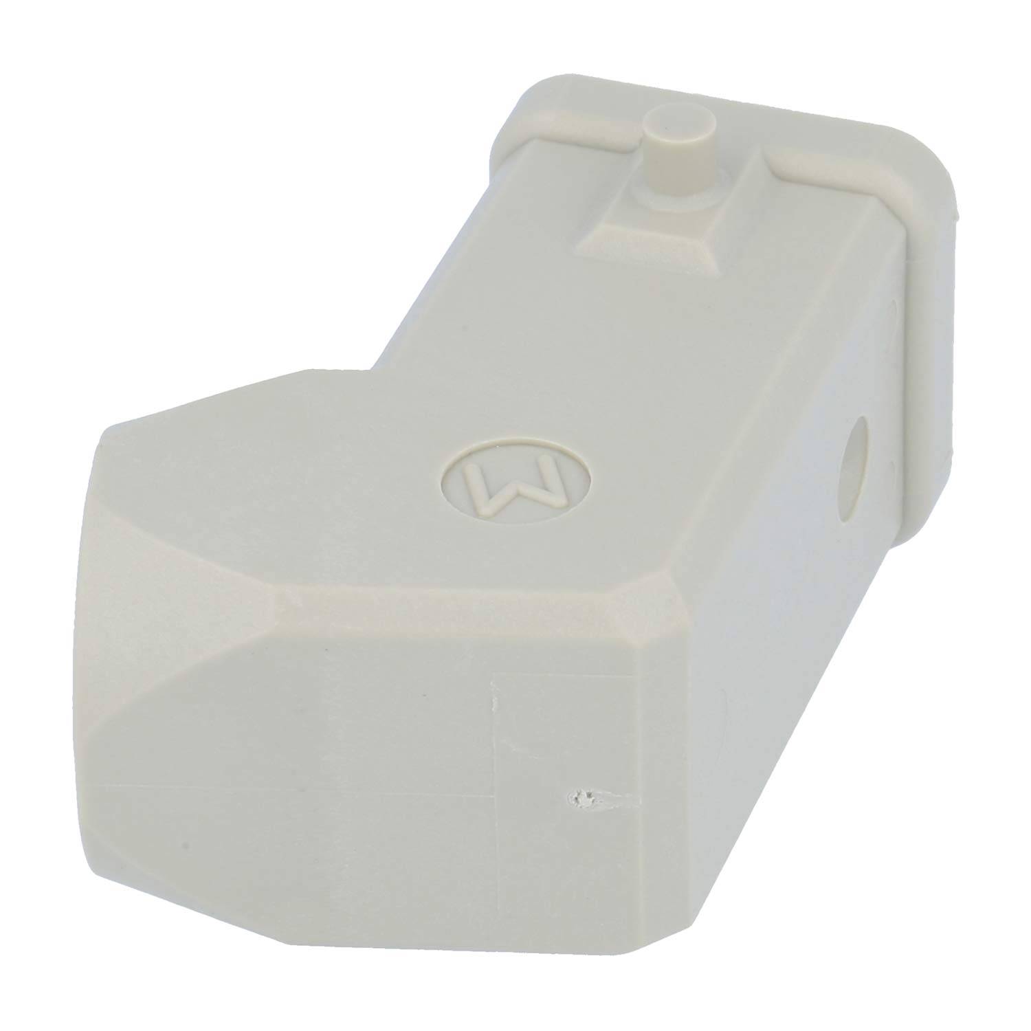 HARTING Han 3A Tüllengehäuse mit eingeklebter Dichtung, 1xM20 seitlicher Kabelabgang, für 1 Bügel (am Unterteil)