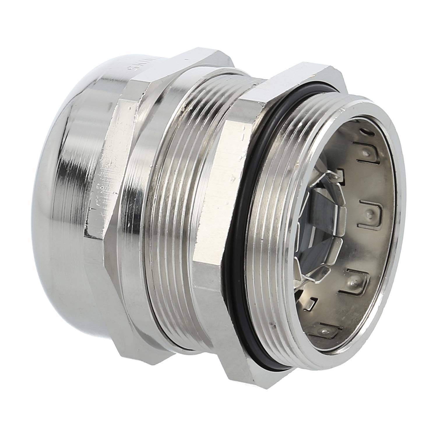 LAPP Verschraubung EMV M50x1,5 SSC-M50 Messing (CuZn) vernickelt Gewindelänge 10,0mm - 1 Stück