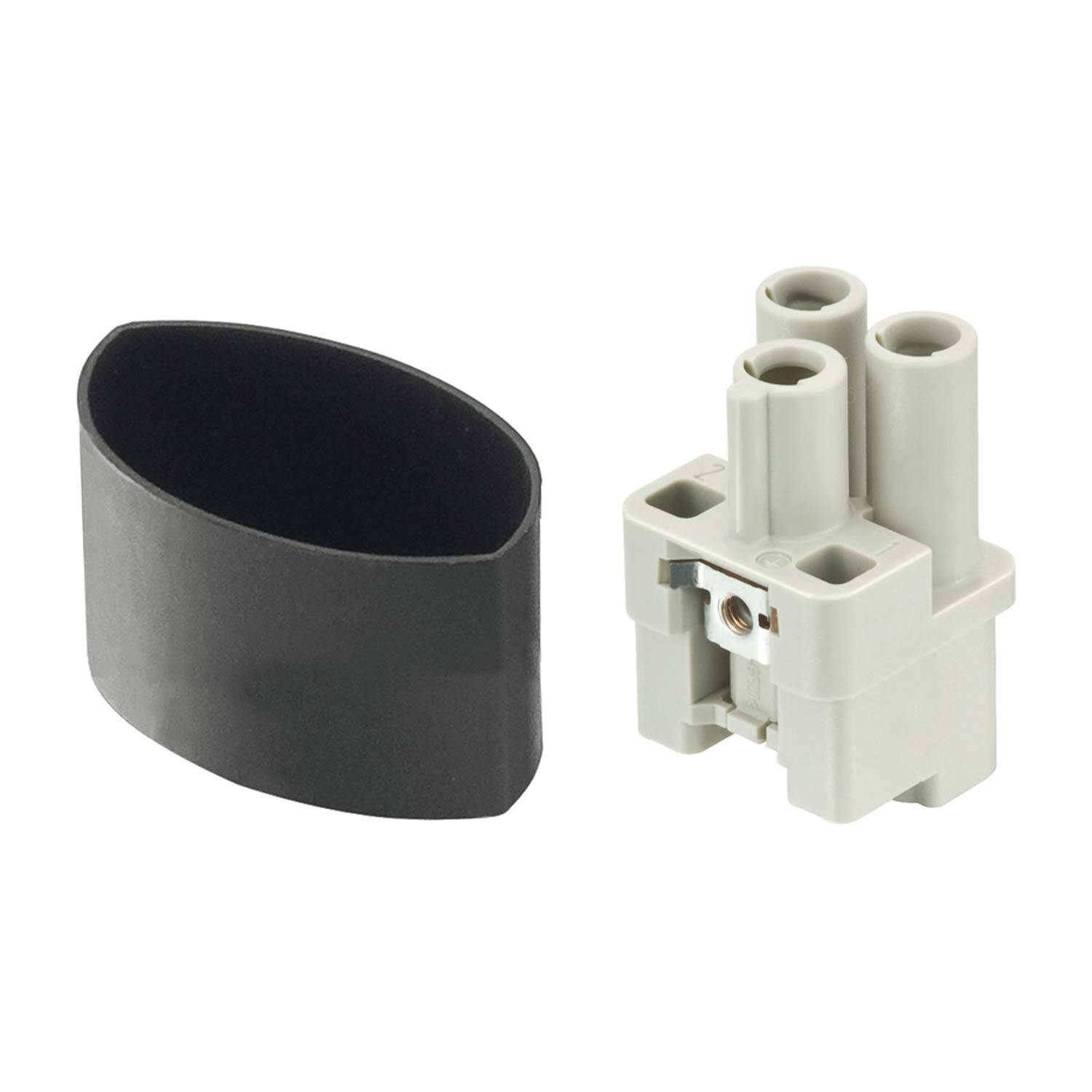 HARTING Han Q2/0 High Voltage Buchseneinsatz (F) Crimpanschluss, 2-polig+PE 830V, 40A - 1 Stück
