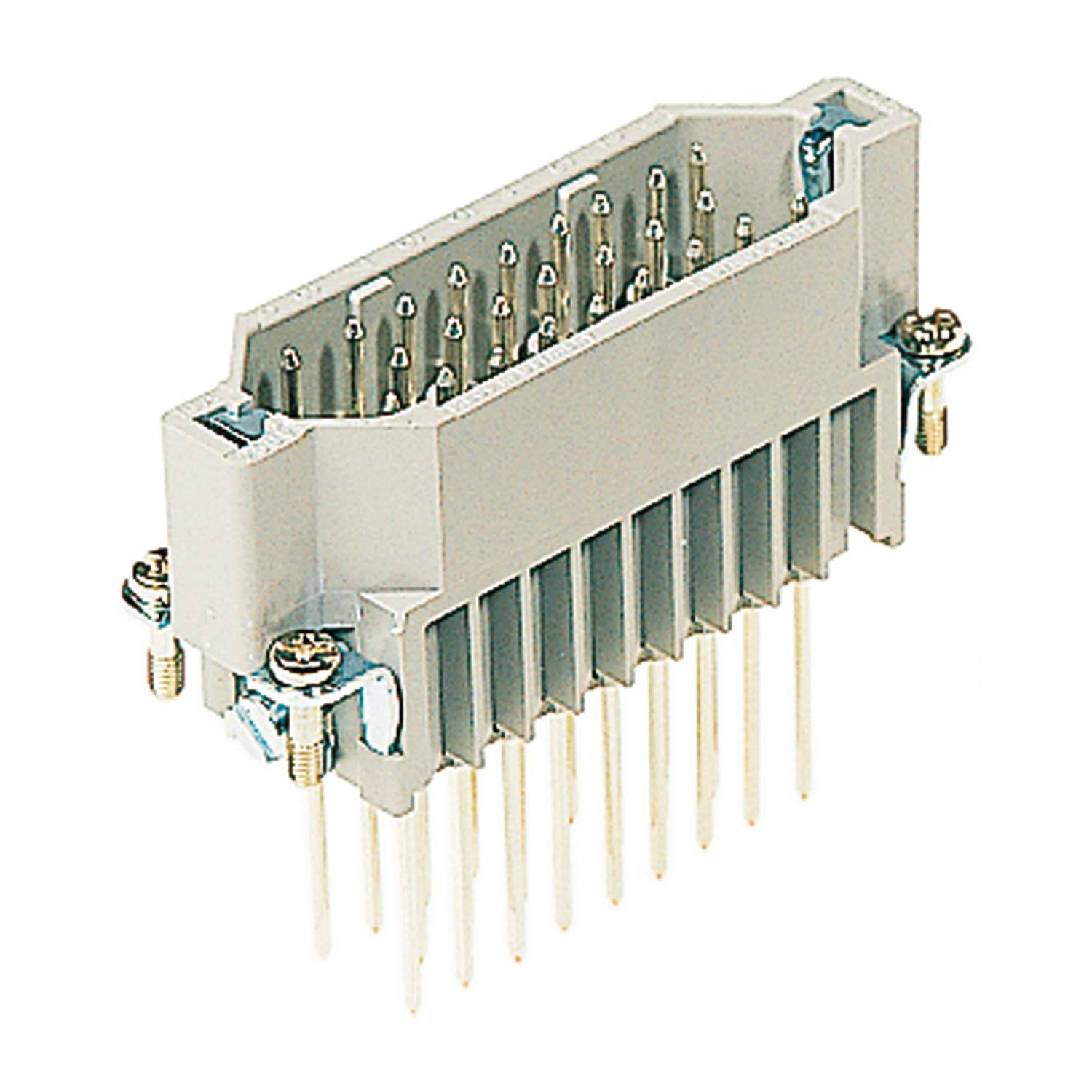 HARTING Han 25D Stifteinsatz (M) Wickelanschluss, 25-polig+PE 250V, 10A - 1 Stück