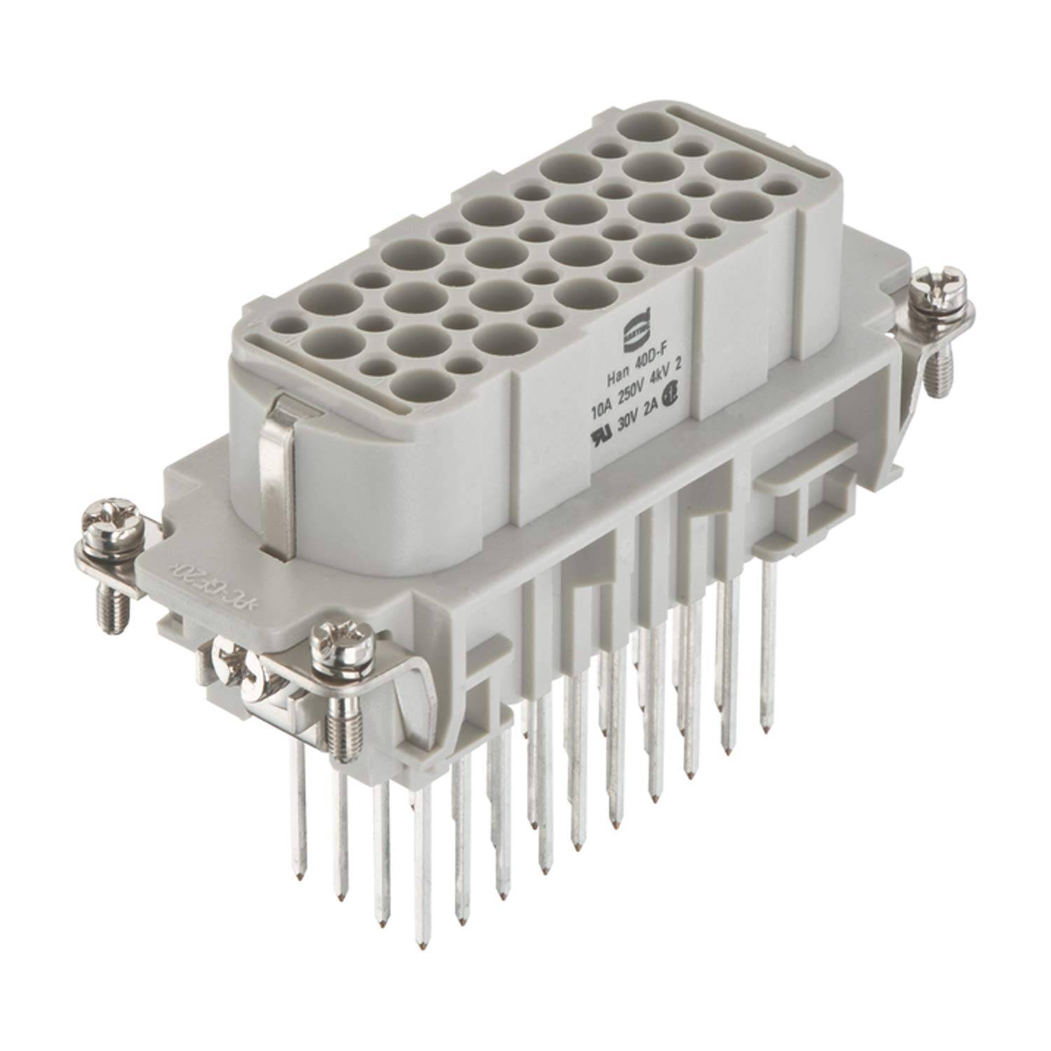 HARTING Han 40D Buchseneinsatz (F) Wickelanschluss, 40-polig+PE 250V, 10A - 1 Stück
