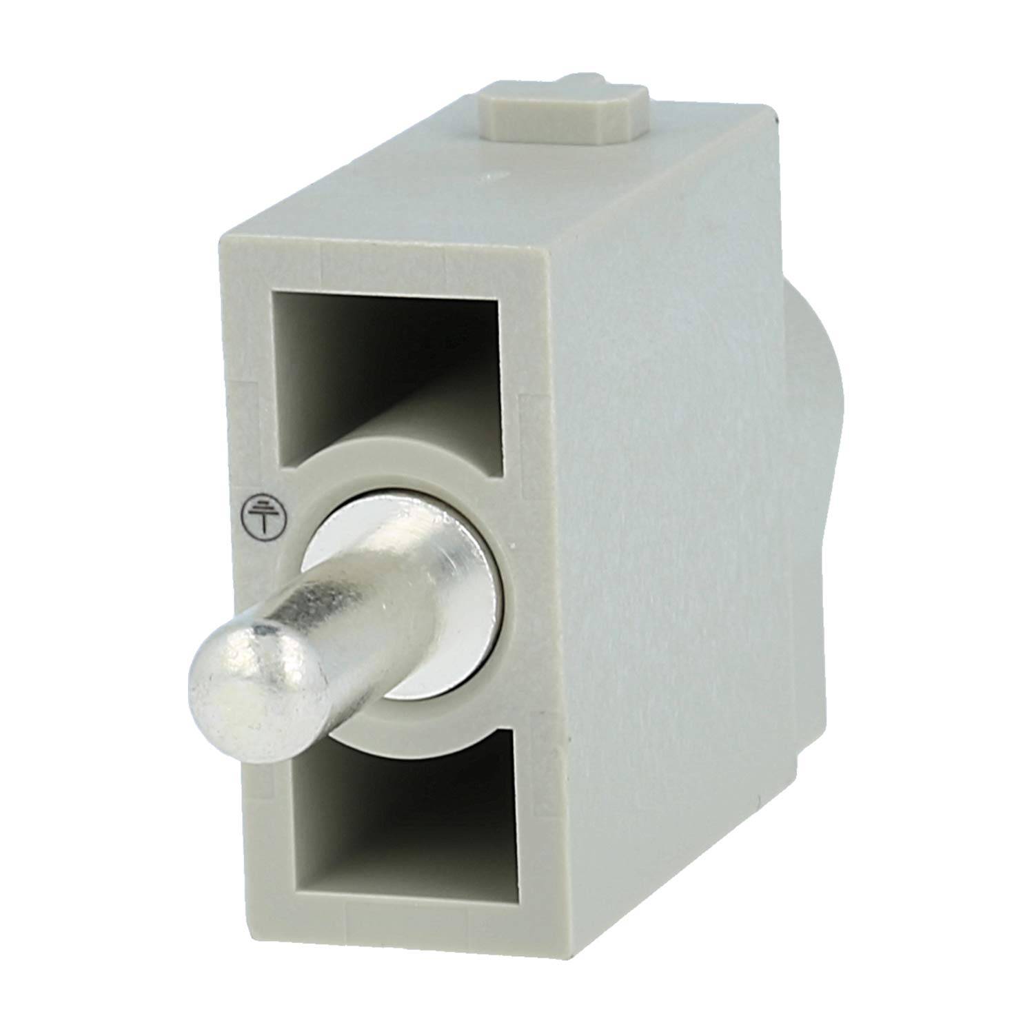 HARTING Han PE-Modul Stifteinsatz (M) Schraubanschluss, 1-polig Querschnitt 1,5mm² - 16mm² - 1 Stück