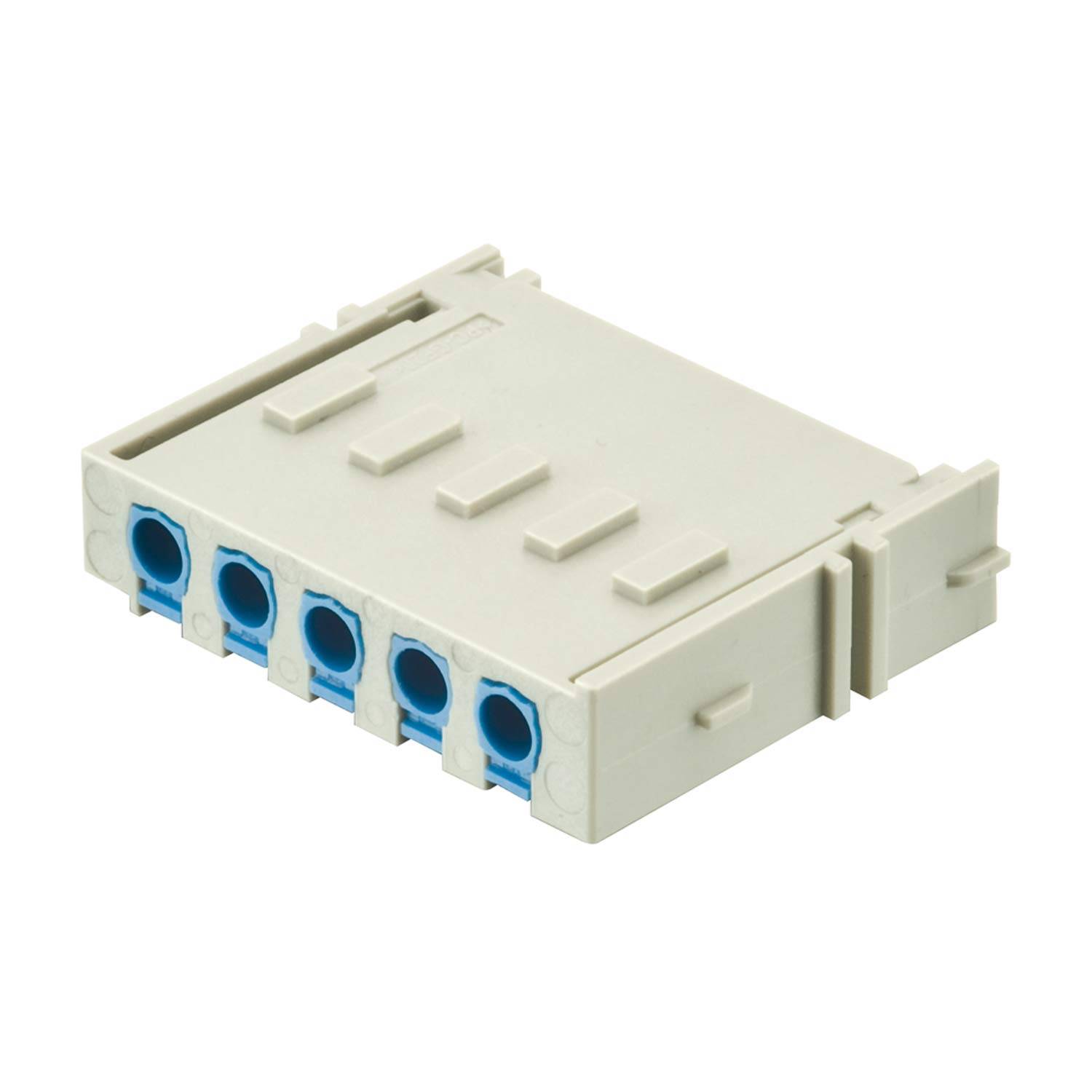 HARTING Han-Yellock Modul Stifteinsatz (M) Quick-Lock-Anschluss, 5-polig 500V, 20A - 1 Stück