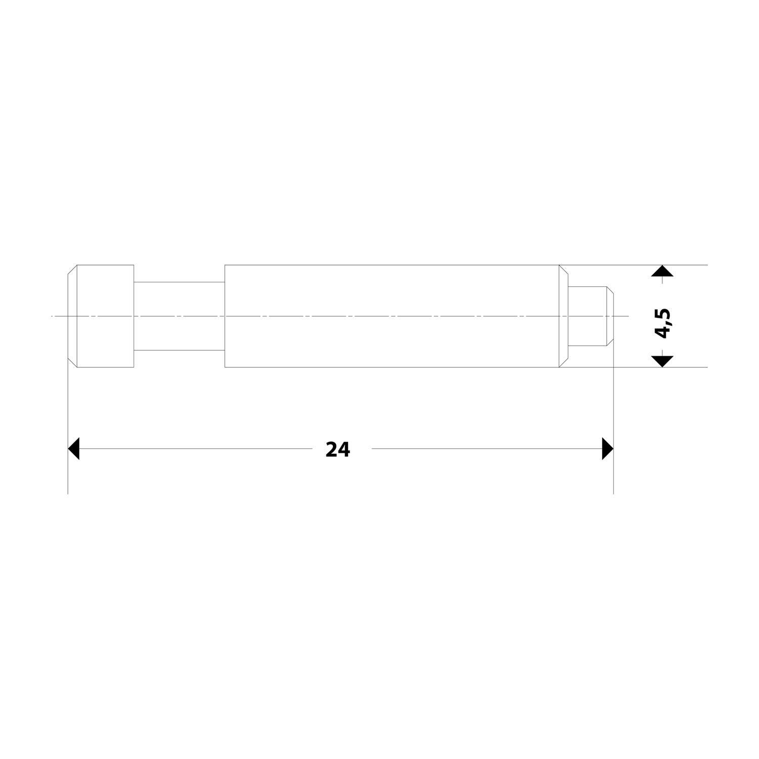 HARTING Kodierung Kodierpin passend für Baureihe E, EE, EEE, E-Prote., Q5/0 u. 8/0 Crimp Werkstoff Kunststoff - 1 Stück