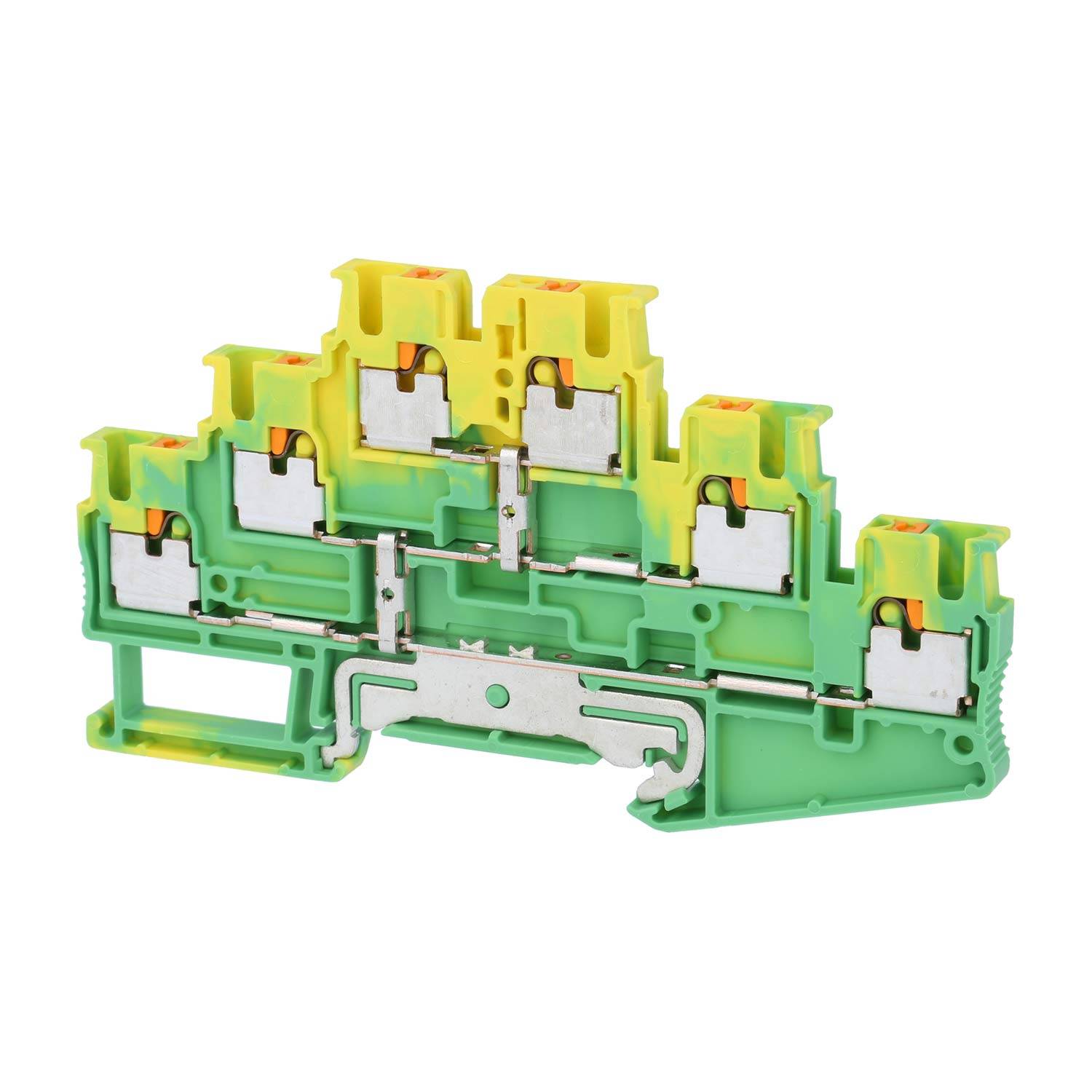 Phoenix Contact Schutzleiter-Reihenklemme PT 2,5-3PE Push-In-Anschluss Querschnitt starr 0,14mm² - 4mm² AWG26 - AWG12 -