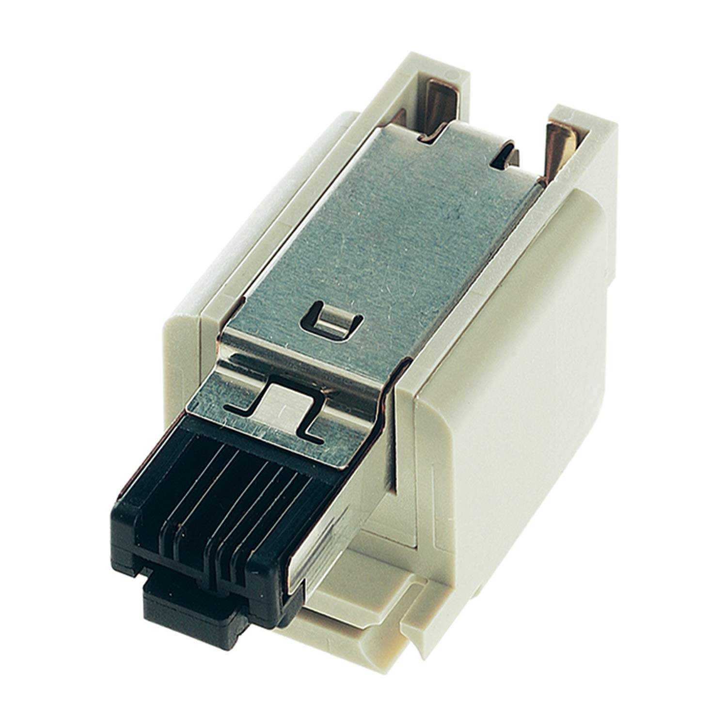 HARTING Han Brid-RJ45 C Kat 5 Stifteinsatz (M) Schneidklemmanschluss (IDC-Kontakte), 6-polig 2/4 24V, 10A - 1 Stück