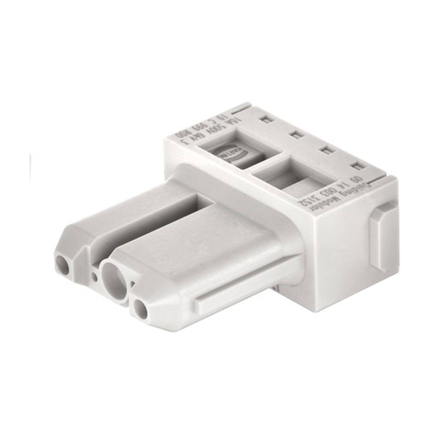 HARTING Han Guiding PE Modul Buchseneinsatz (F) Crimpanschluss, 2-polig 500V, 16A - 1 Stück