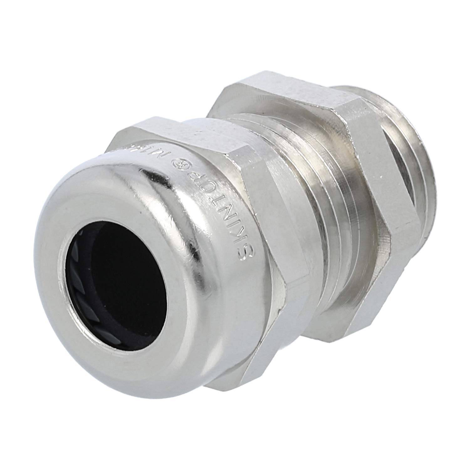 LAPP Verschraubung EMV M16x1,5 SSC-M16 Messing (CuZn) vernickelt Gewindelänge 7,0mm - 1 Stück