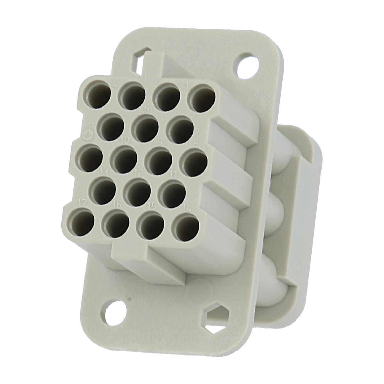 HARTING Han Q17/0 Buchseneinsatz (F) Crimpanschluss, 17-polig+PE 160V, 10A - 1 Stück