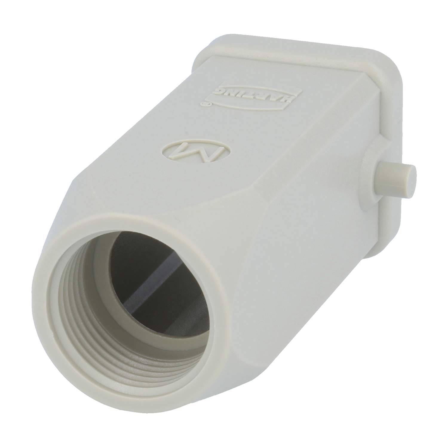 HARTING Han 3A Tüllengehäuse ohne eingeklebte Dichtung, 1xM20 gerader Kabelabgang, für 1 Bügel (am Unterteil)