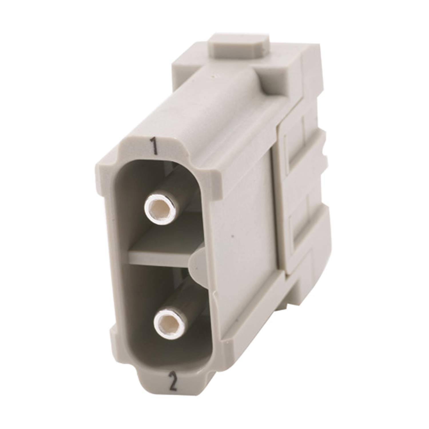 HARTING Han 40 Ampere Modul Stifteinsatz (M) Axialschraubanschluss, 2-polig 1000V, 40A - 1 Stück