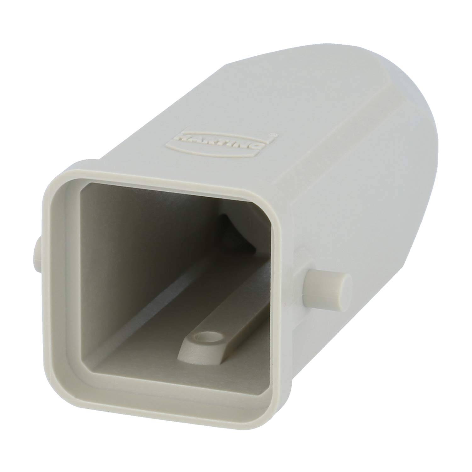 HARTING Han 3A Tüllengehäuse ohne eingeklebte Dichtung, 1xPG11 gerader Kabelabgang, für 1 Bügel (am Unterteil)