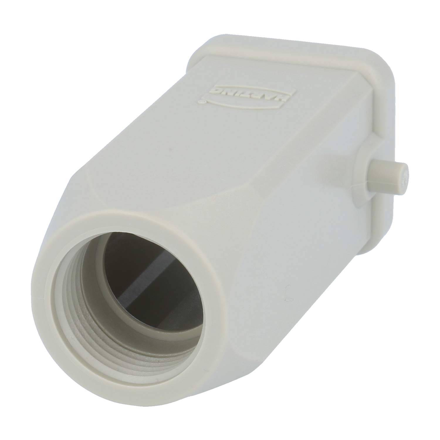 HARTING Han 3A Tüllengehäuse ohne eingeklebte Dichtung, 1xPG11 gerader Kabelabgang, für 1 Bügel (am Unterteil)