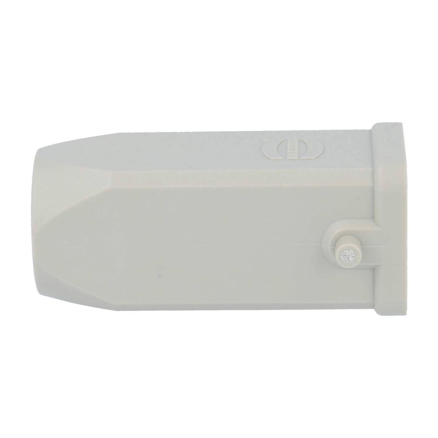 HARTING Han 3A Tüllengehäuse ohne eingeklebte Dichtung, 1xPG11 gerader Kabelabgang, für 1 Bügel (am Unterteil)