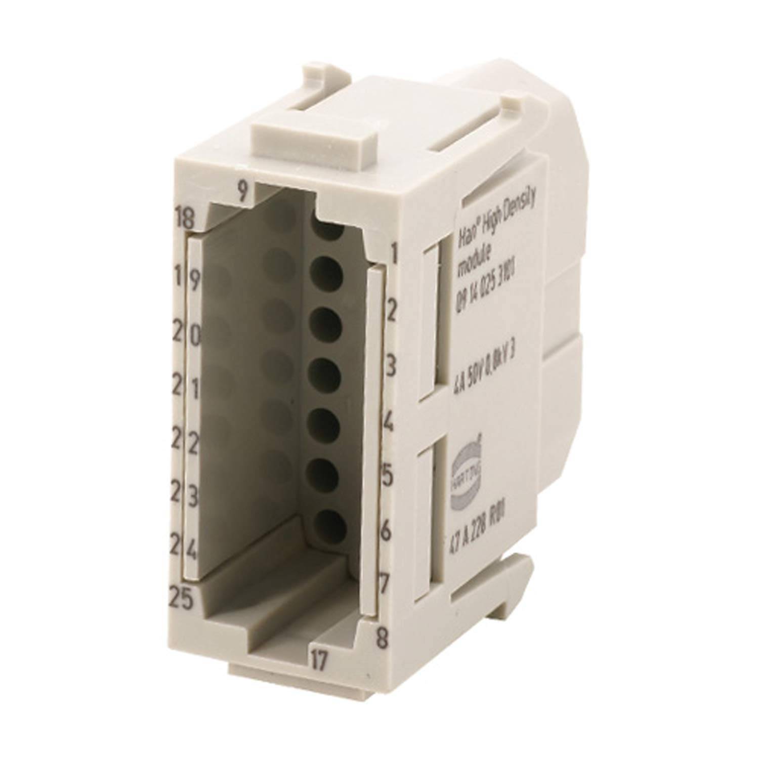 HARTING Han HD Modul Buchseneinsatz (F) Crimpanschluss, 25-polig 50V, 4A - 1 Stück