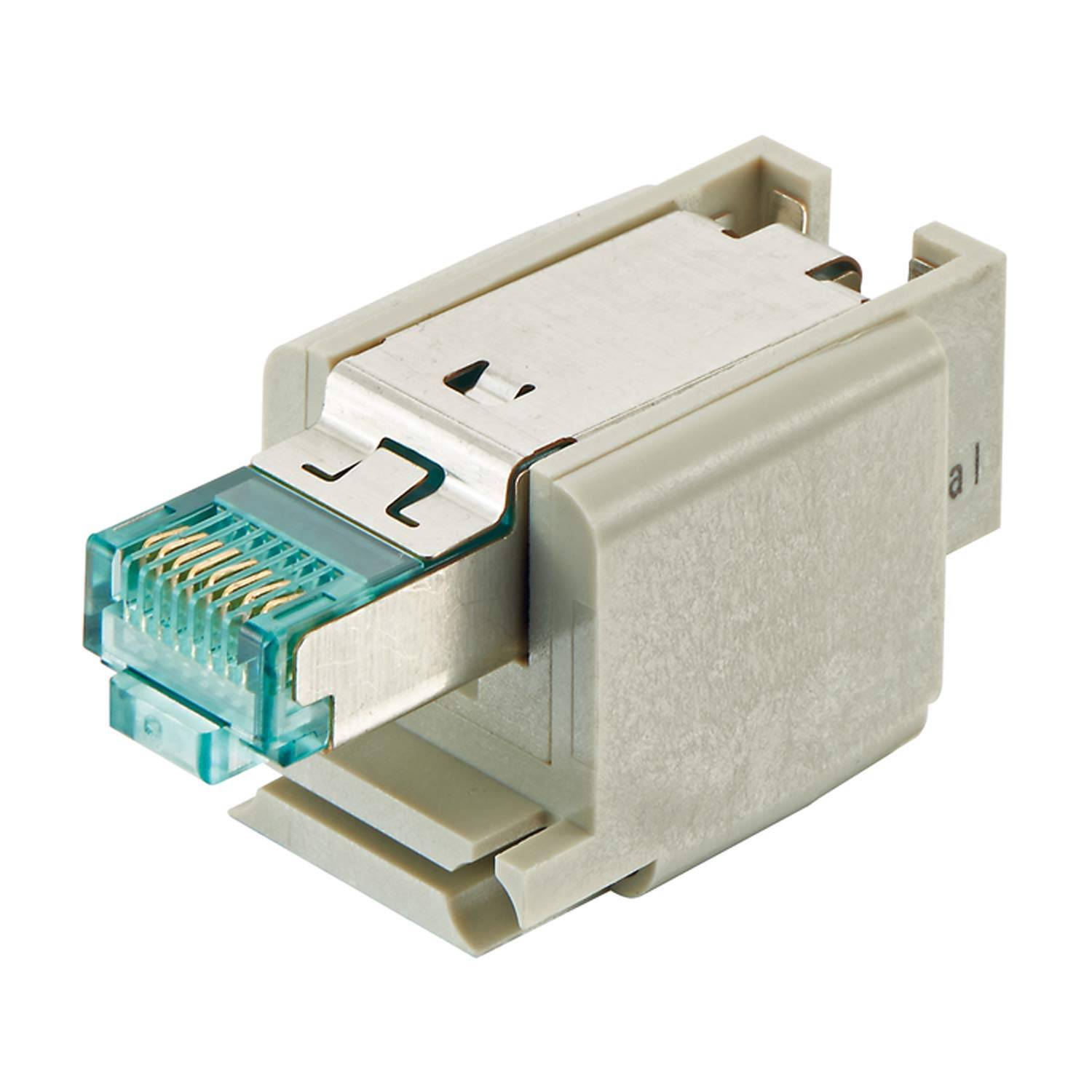 HARTING Han-Brid RJ45 C Kat 6A Stifteinsatz (M) Schneidklemmanschluss (IDC-Kontakte), 10-polig 2/8 24V, 10A - 1 Stück