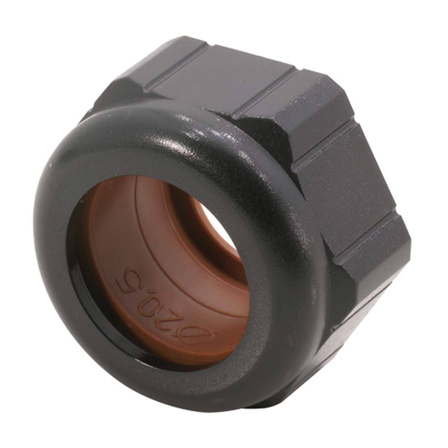 HARTING Q-Halbverschraubung PG21x1,588 Kunststoff Farbe tiefschwarz RAL 9005 - 1 Stück