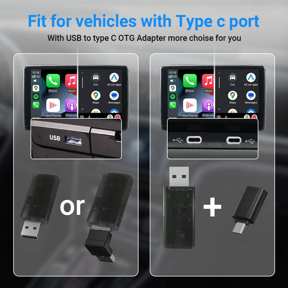 TECHNAXX USB-Dongle TX-346, Car Play & Android Auto