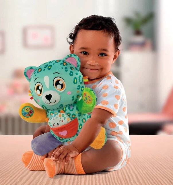 Interaktive Süße Leoparden Fürsorgliche Mama Chita Polnische Sprache Clementoni 50935