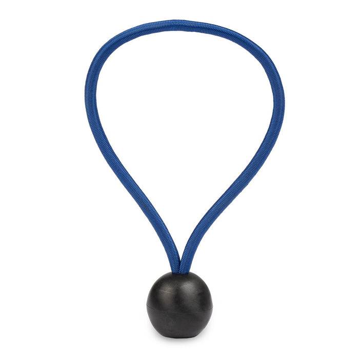 FLOORDIREKT Spanngummis - Multifunktionale Planenspanner mit Kugel - 20er Set - 13 cm - Blau