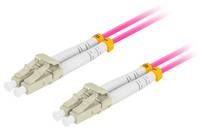 Lanberg Fiber Patchk. MM LC/UPC-LC/UPC DUPLEX OM4 50/125 - Multimode-Faser - 3 m