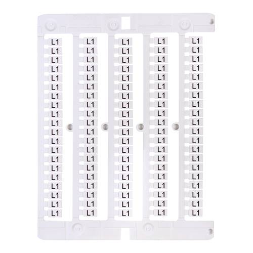 ETI ES-NU08510L1 - Kennzeichnungsplatte (L1) - weiß