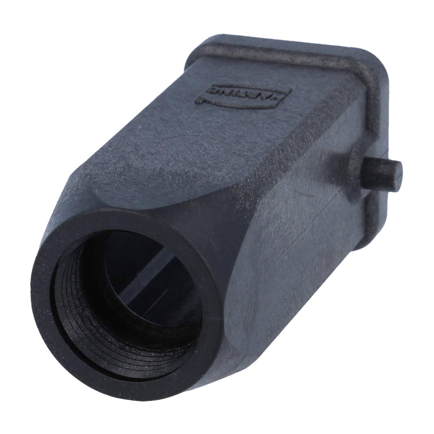 HARTING Han 3A Tüllengehäuse ohne eingeklebte Dichtung, 1xPG11 gerader Kabelabgang, für 1 Bügel (am Unterteil)