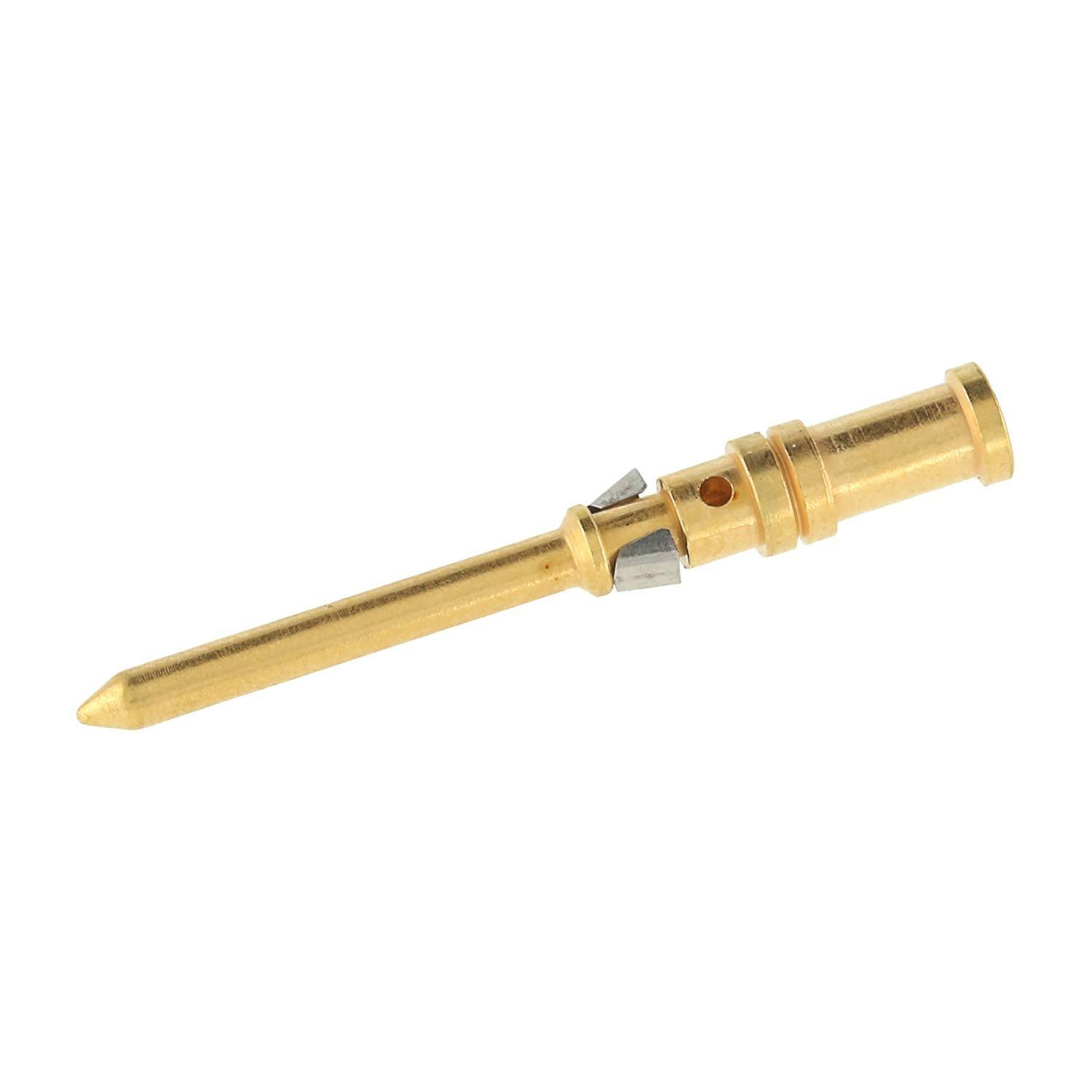 HARTING D-Crimpkontakt Kontaktstift (M) 0,14mm² - 0,37mm² AWG26 - AWG22 gold, 1 Stück Werkstoff Eisen - 1 Stück