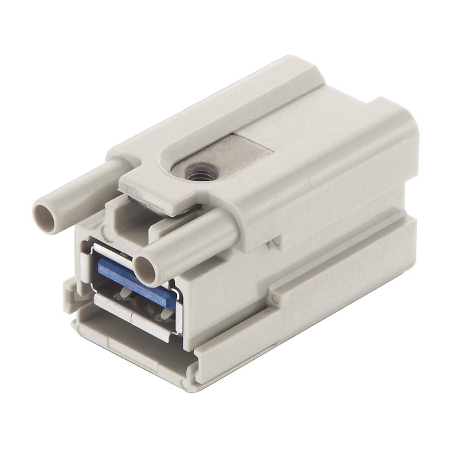 HARTING Han Brid-USB 3.0 Buchseneinsatz (F) Koppler Buchse / Buchse 50V, 1A - 1 Stück