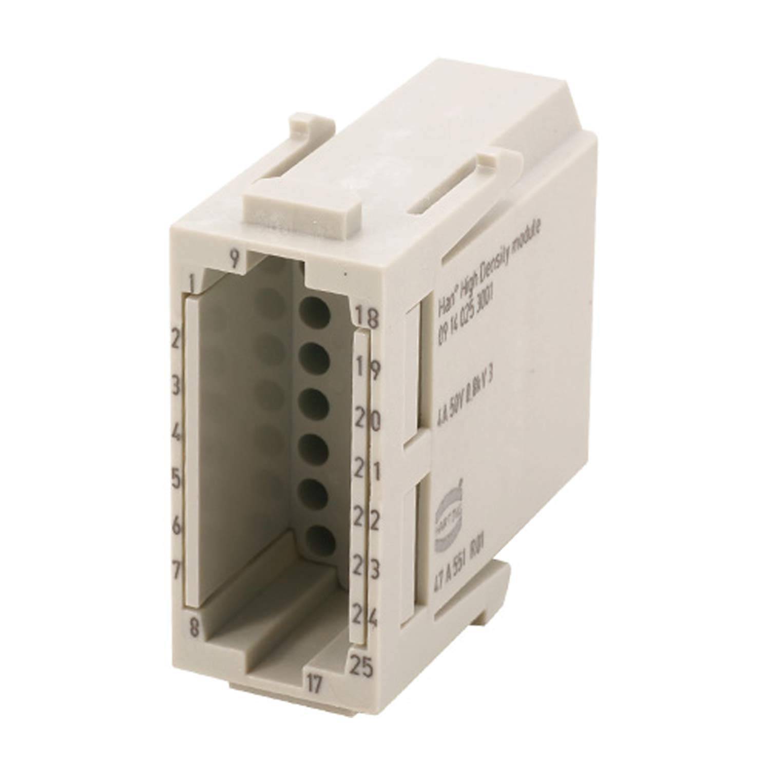 HARTING Han HD Modul Stifteinsatz (M) Crimpanschluss, 25-polig 50V, 4A - 1 Stück