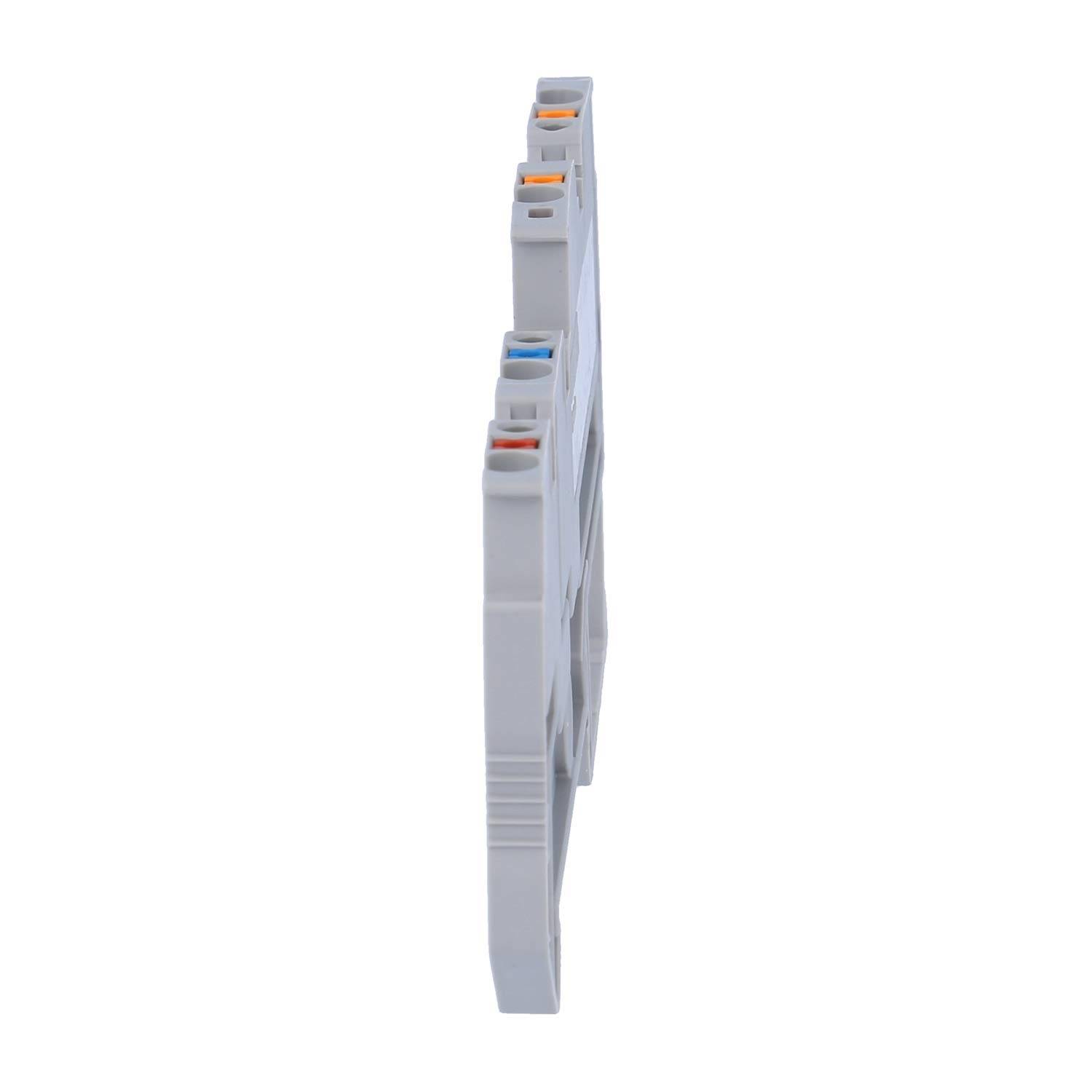 Phoenix Contact Initiatoren-/Aktorenklemme PTIO 1,5/S/3-LED24 RD mit roter LED für 15-30V DC, Push-In-Anschluss