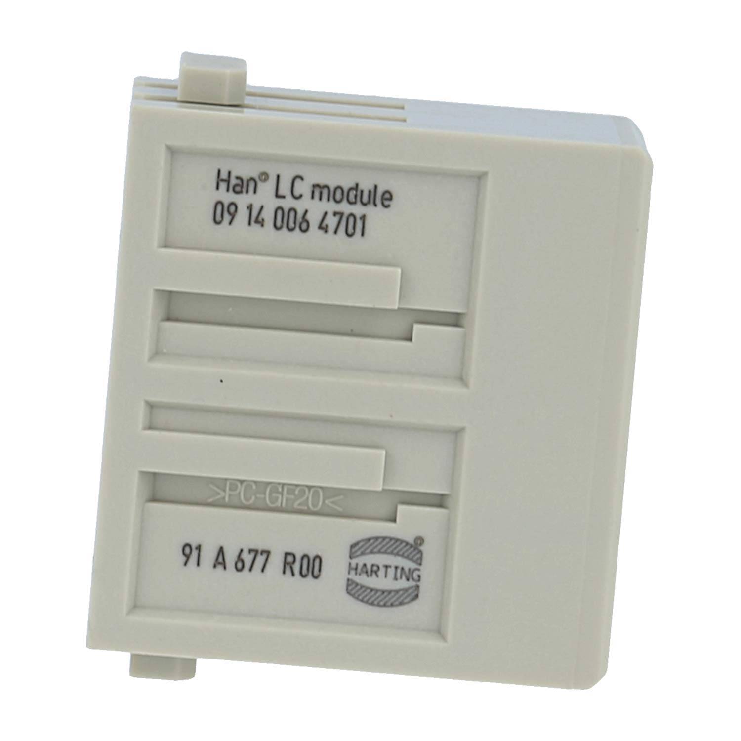HARTING Han LC Modul Stifteinsatz (M) 6-polig Steckzyklen >=500 - 1 Stück