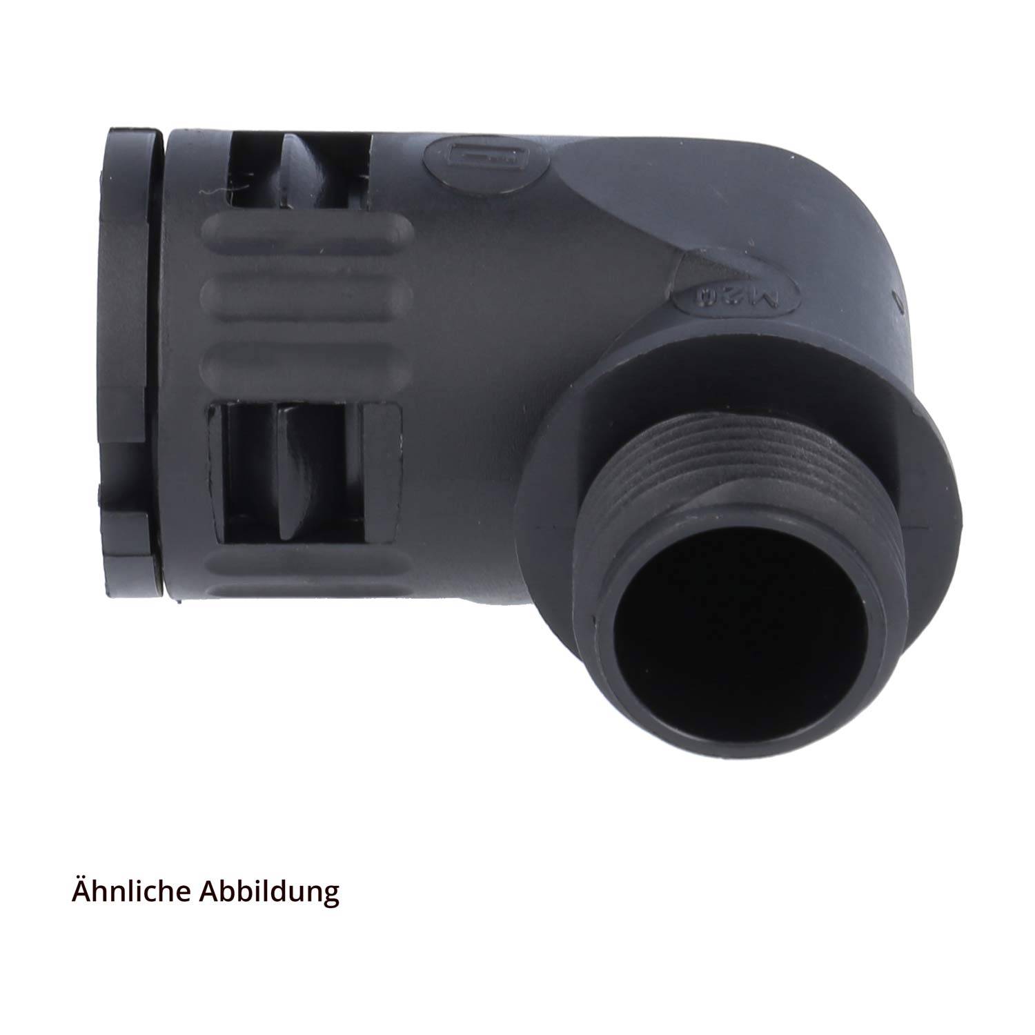 FLEXA FVW90 Schnellverschraubung 90 Grad Winkel Gewinde M16x1,5 für Schlauch-Außendurchmesser 15,8mm konisch dichtend