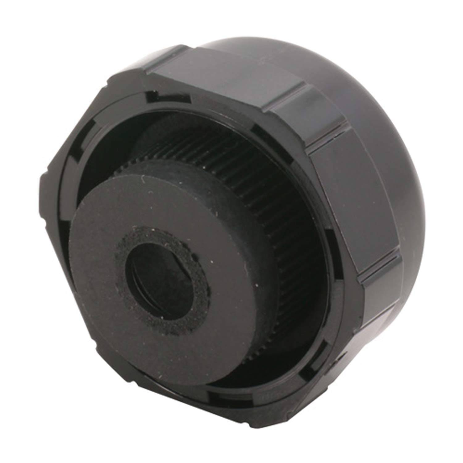 HARTING Q-Halbverschraubung PG16x1,41 Kunststoff Farbe tiefschwarz RAL 9005 - 1 Stück