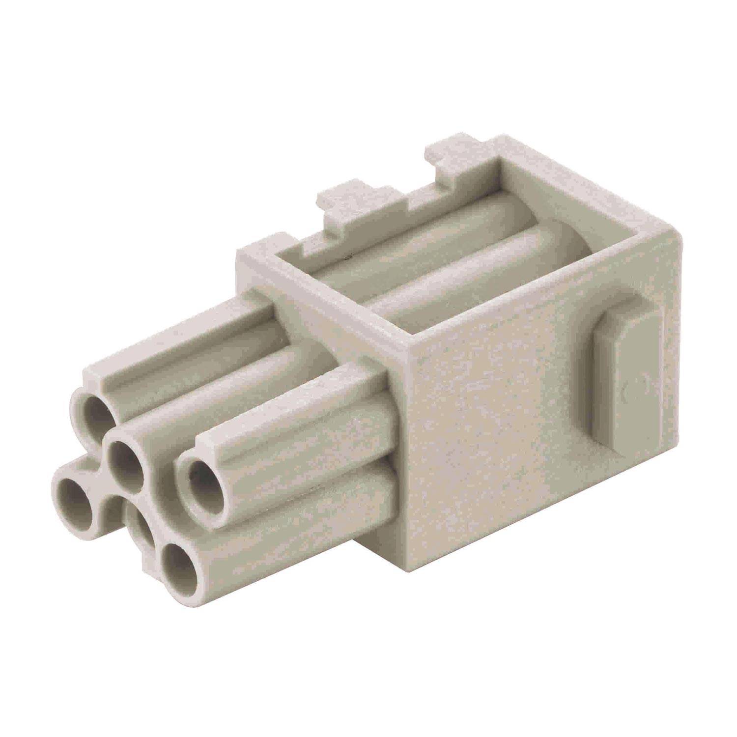 HARTING Han Domino DD Modul cube, großer Tab Buchseneinsatz (F) Crimpanschluss, 6-polig 250V, 10A - 1 Stück