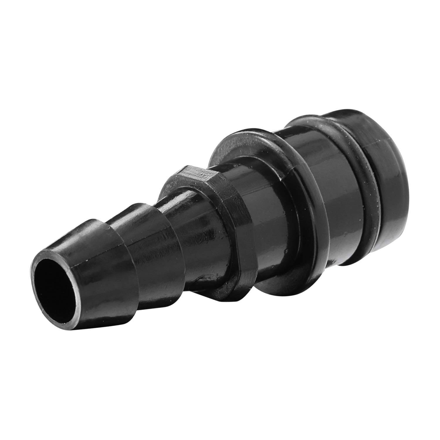 HARTING Pneumatik-Kontakt ohne Absperrventil Kontaktstift (M) Schlauch-Innendurchmesser 6,0mm schwarz, 1 Stück