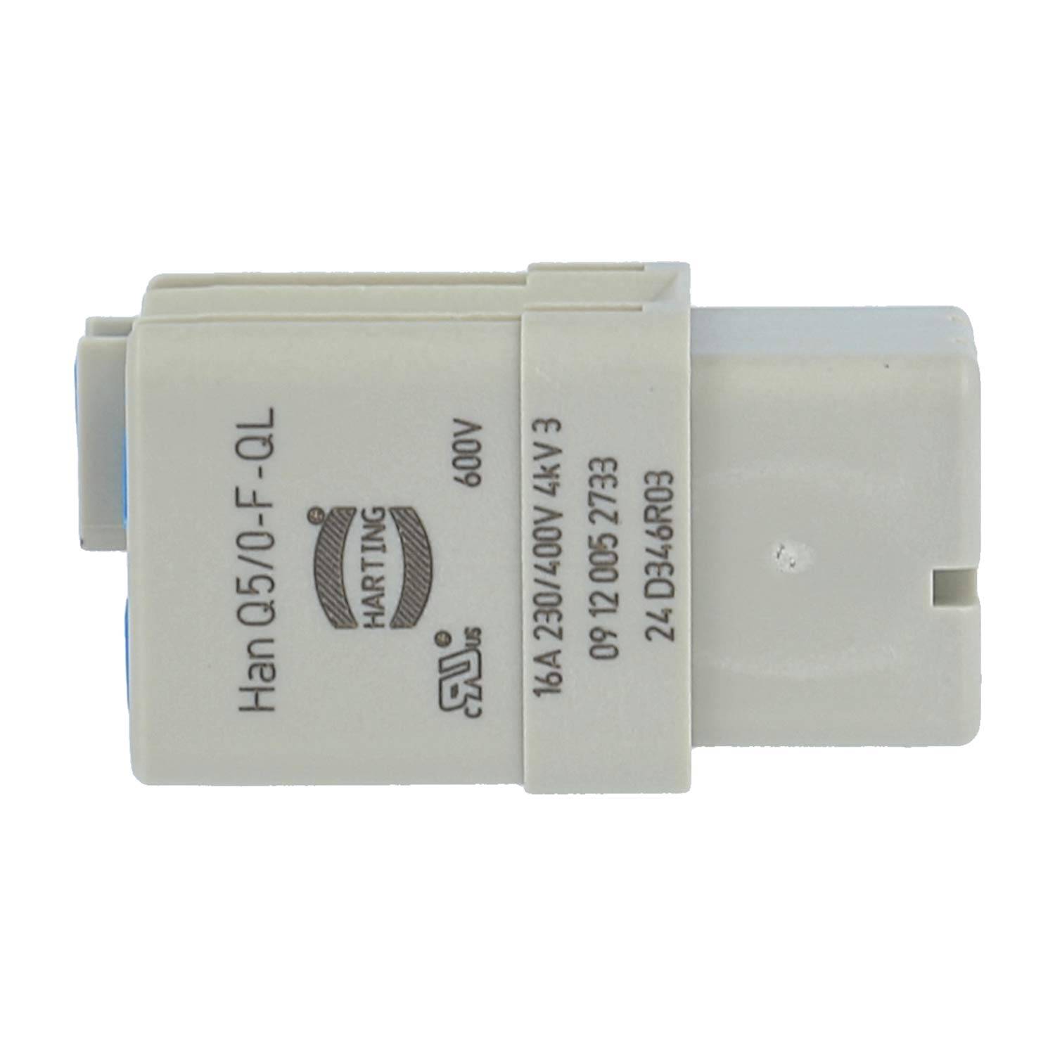 HARTING Han Q5/0 Buchseneinsatz (F) Quick-Lock-Anschluss, 5-polig+PE 230V/400V, 16A - 1 Stück