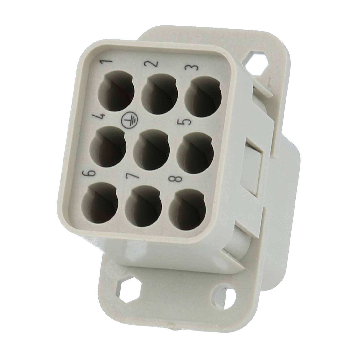 HARTING Han Q8/0 Buchseneinsatz (F) Crimpanschluss, 8-polig+PE 500V, 16A - 1 Stück