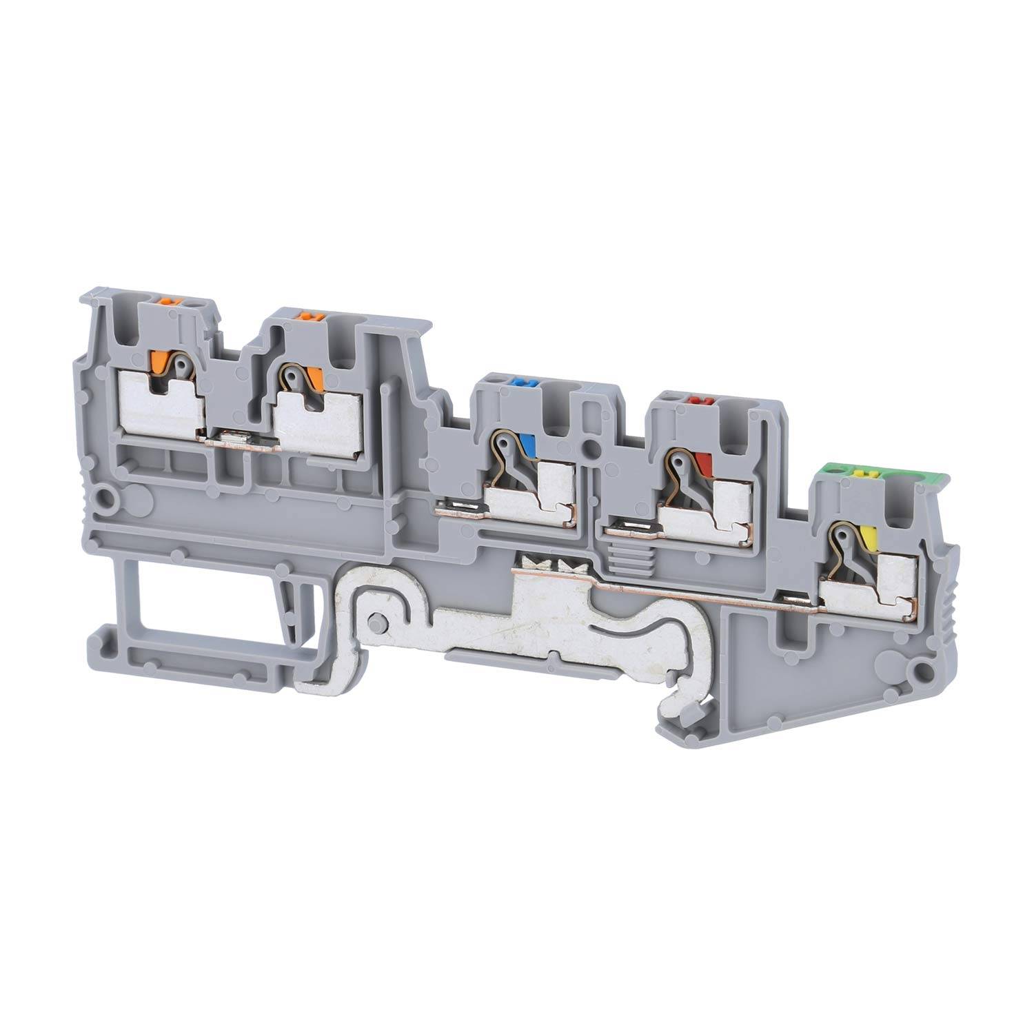 Phoenix Contact Initiatoren-/Aktorenklemme PTIO 1,5/S/4-PE mit Schutzleiterfunktion, Push-In-Anschluss Nennspannung