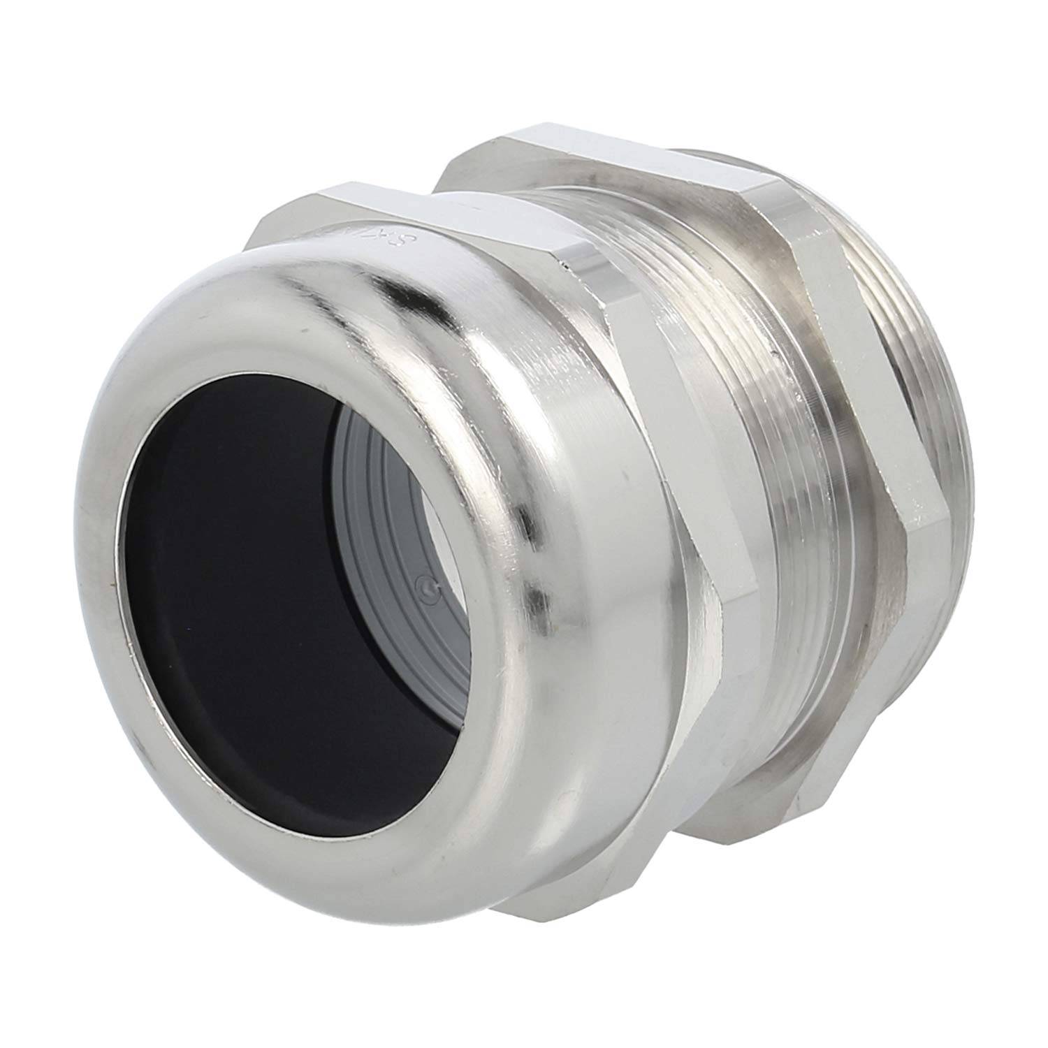LAPP Verschraubung M50x1,5 SMS-M50 Messing (CuZn) vernickelt Gewindelänge 10,0mm - 1 Stück